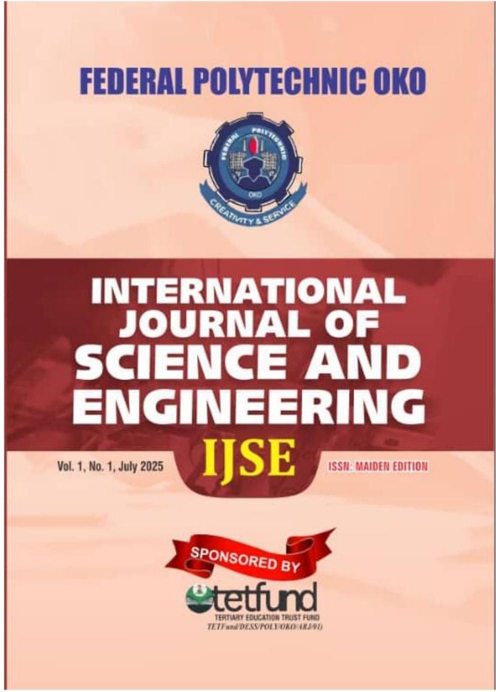 					View Vol. 1 No. 2 (2025): International Journal of Science and Engineering and Technology (IJSE)
				